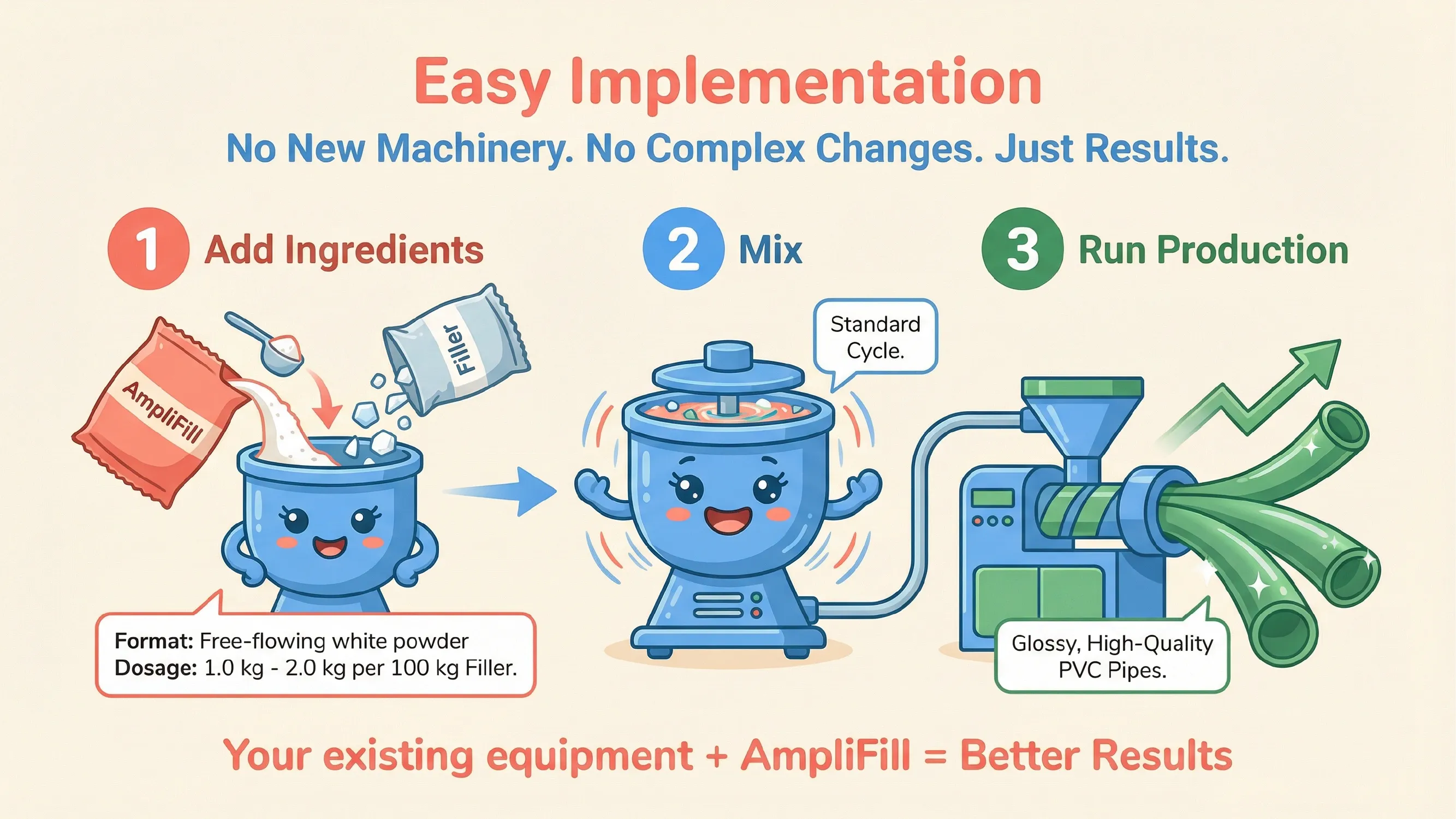 Easy Implementation - 3 Steps
